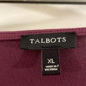 Talbots Women's Burgundy Top